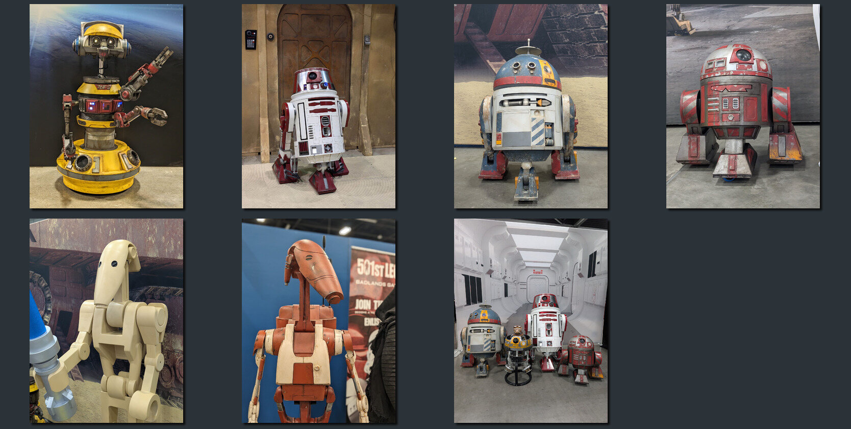 The droids of Grnwave Workshop